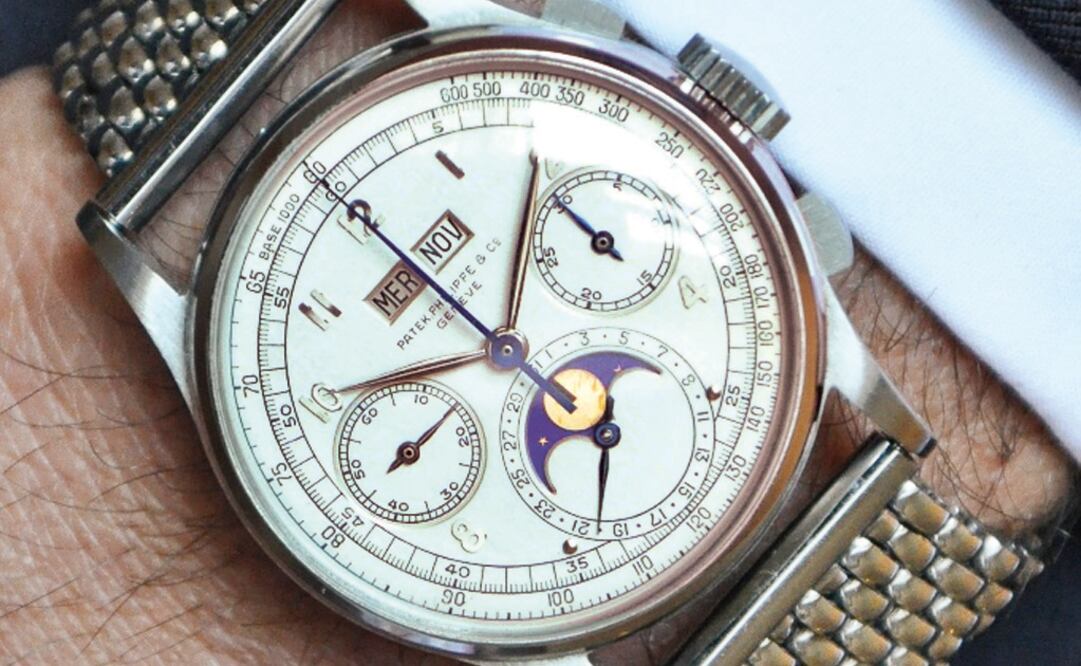 Patek Philippe Ref. 1518 de acero. Phillips lo subastará en noviembre de 2016. (CORTESÍA)