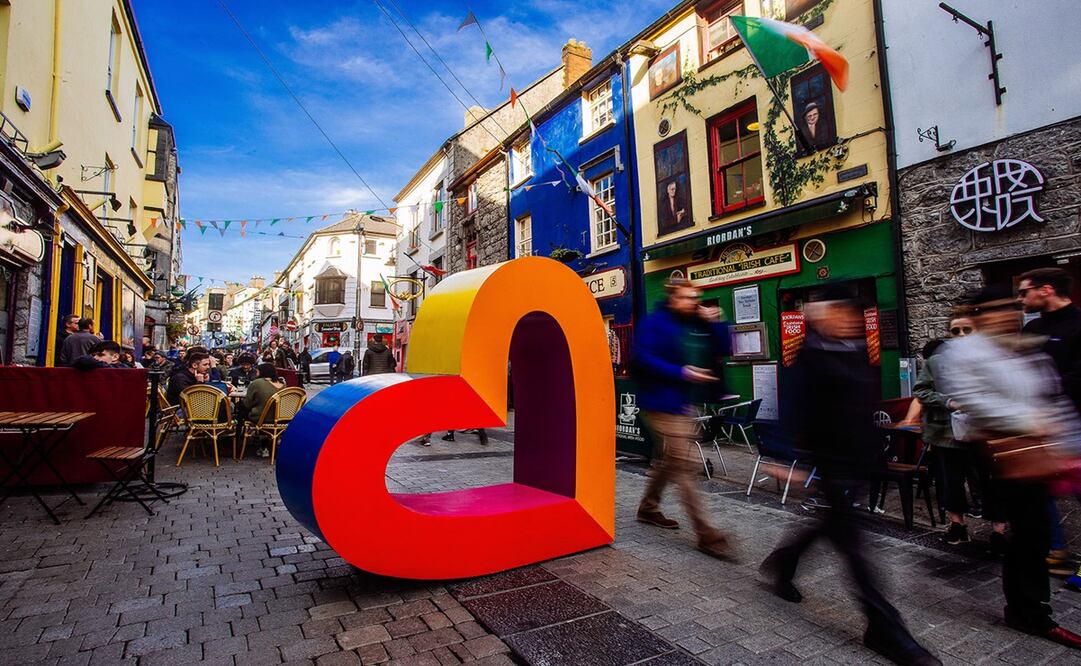 Instalaciones de arte, recorridos y espectáculos ofrecerá Galway, Capital Europea de la Cultura 2020. Foto: Cortesía Galway 2020 