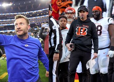 Sean McVay y Zac Taylor, tan jóvenes como los Rams y los Bengals