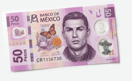 Billete de 50 pesos con “CR7” se vuelve viral: esto vale en realidad y lo que revela Banxico 