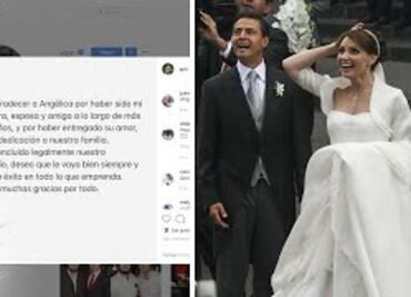 Angélica, muchas gracias por todo: EPN sobre su divorcio