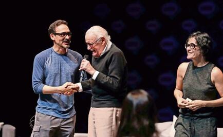 Stan lee reveals new hero and witnesses marriage proposal