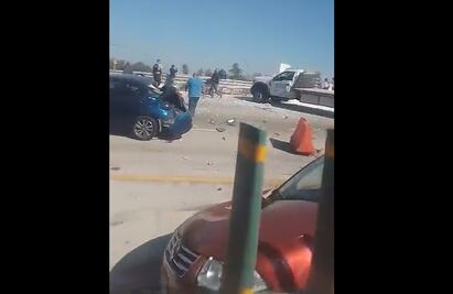 Video. Tráiler sin frenos provoca carambola en la México-Querétaro