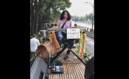 Flor Amargo divide por concierto sobre combi