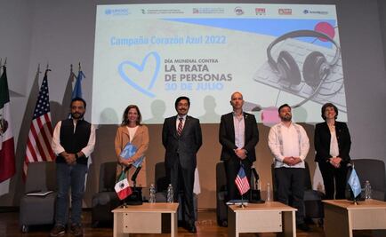 Lanzan campaña Corazón Azul contra el delito de trata de personas en México 