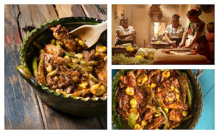 #RECETA Atapakua de hierbabuena y nacatamales con trucha