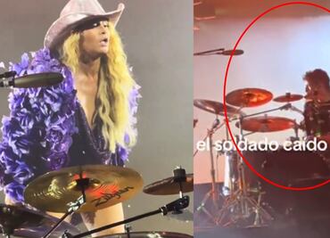 Paulina Rubio reprende a su baterista en pleno concierto: "¿qué pedo, cabr*n?"