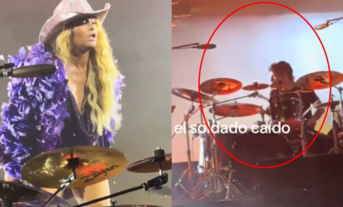 Paulina Rubio durante su presentación en en concierto de los "90´s Pop Tour" en la Arena CDMX.
Fotos: X