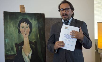 Cuadro hallado junto a basurero es un Modigliani auténtico, aseguran