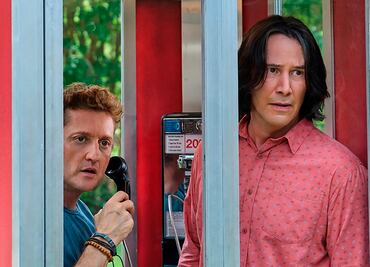 Keanu Reeves promete mucho humor en la tercera comedia de "Bill & Ted"
