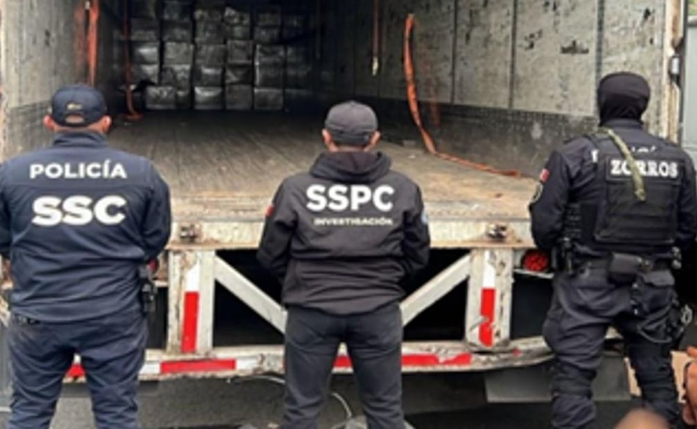 Droga perrito Samuel. (04/05/26) Foto: Gabinete de Seguridad de México @GabSeguridadMX