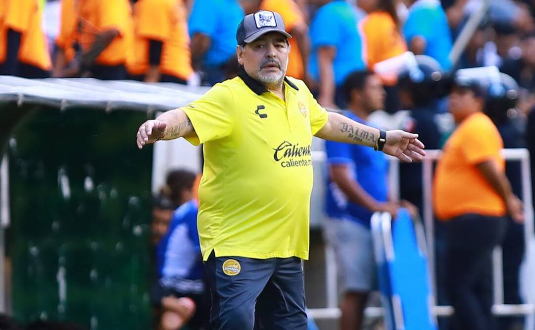 Maradona durante un juego del Ascenso MX. FOTO/IMAGO7