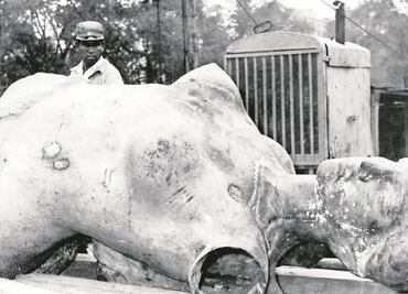 ¿Cuándo se cayó el Ángel de la Independencia?