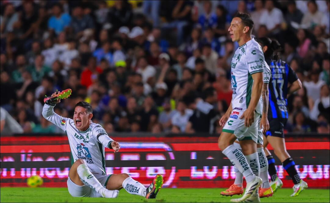 El León de James Rodríguez continúa sin poder rugir al dejar escapar la victoria contra Querétaro y acumular cuatro partidos sin ganar / FOTOS: Imago7