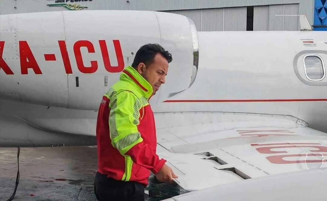 Josué Juárez era copiloto del avión Laearjet 55, el cual se estrelló ayer. Foto: Facebook