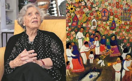 Elena Poniatowska fue informada por el INBAL que su hija recibió la pintura de Nahui Olin 