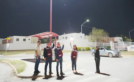 Municipio de García, Nuevo León, instala 15 Mega Torres de Luz; suman 110 estructuras de alumbrado desde 2025