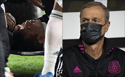 La banca de la Selección Mexicana sufrió durante el brutal golpe que recibió 'Chucky' Lozano