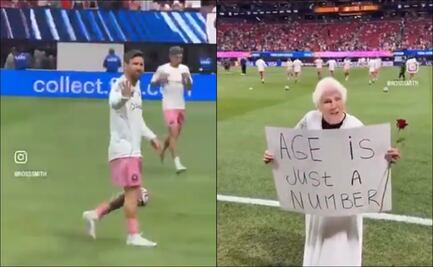 VIDEO: Lionel Messi tuvo un tierno gesto con una aficionada de 98 años; "La edad es solo un numero" 