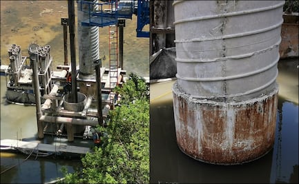 SICT admite derrame de concreto en obra del Puente Nichupté en Cancún; aclara que se contuvo