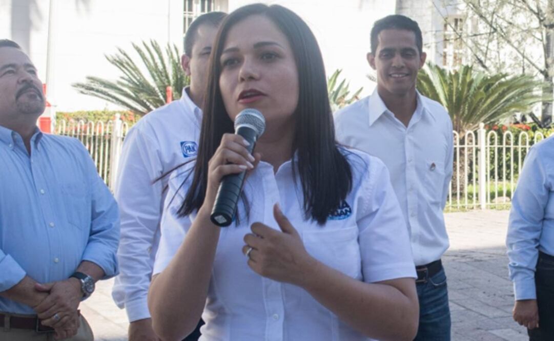 Tania Morgan, coordinadora del grupo parlamentario del PAN en el Congreso de Sinaloa. Foto: Twitter @taniammorgan
