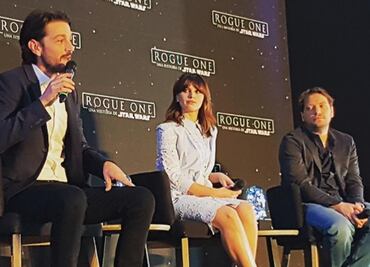 Diego Luna habla en México sobre "Rogue One"