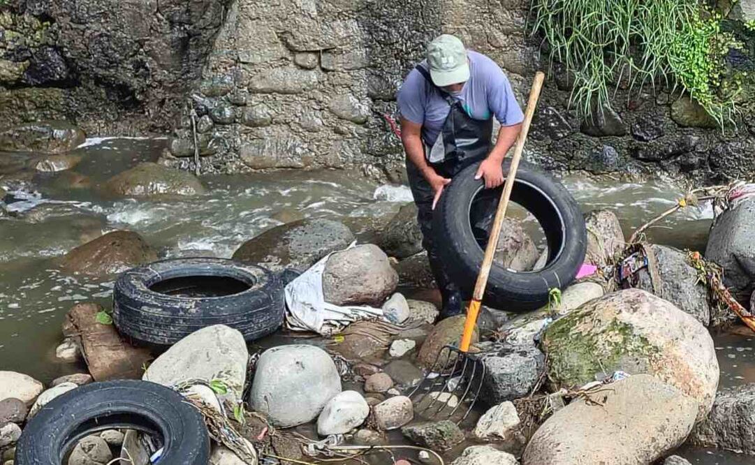 Magdalena Contreras reporta recolección de 52 toneladas de residuos en limpia de 6 barrancas. Foto: Especial