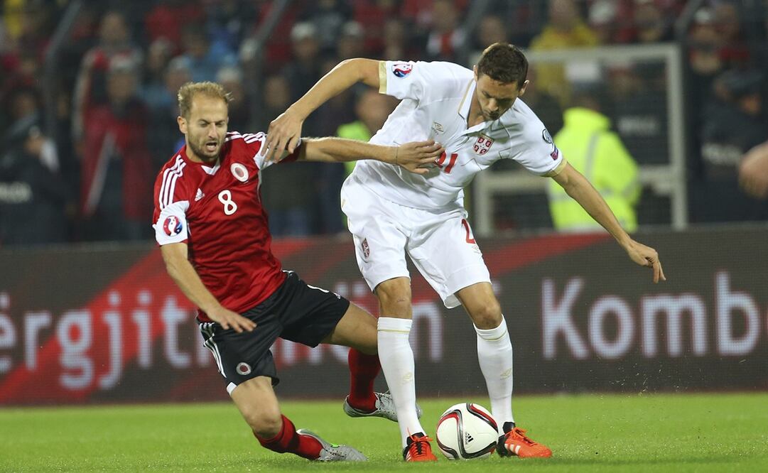 Serbia y Albania en la Euro 2016 - Foto: AP