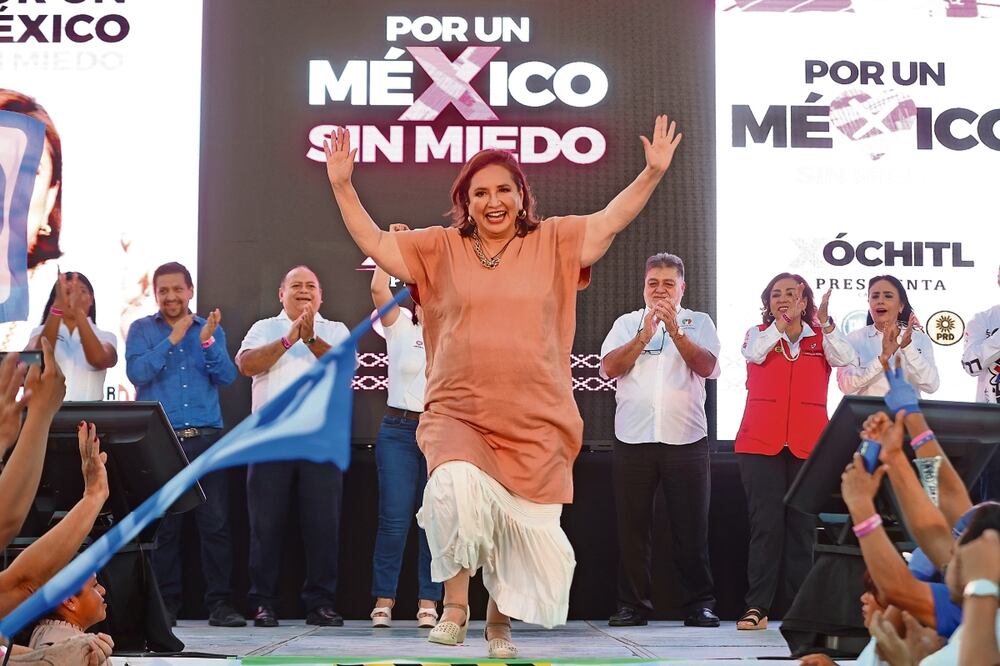 Xóchitl Gálvez dijo que se propone promocionar y consolidar la marca México para promover la imagen del país en el exterior y que Cancún siga siendo un lugar atractivo para el turismo. Foto: Berenice Fregoso | El universal