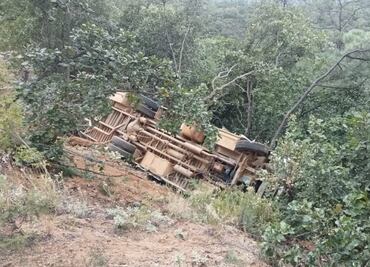 Reportan 29 personas lesionadas tras volcadura de autobús en Oaxaca