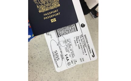 Malas noticias: ¿tu boleto de avión tiene el código SSSS?