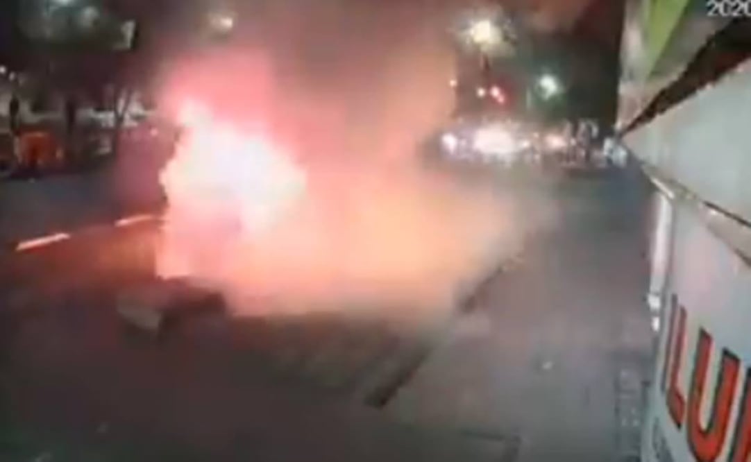 Captan momento en que atropellan a ciclista en la Obrera