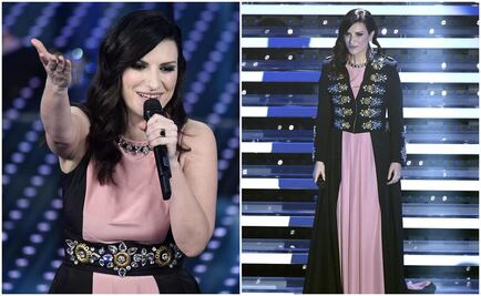 Laura Pausini hace conmovedor dueto con ella misma 