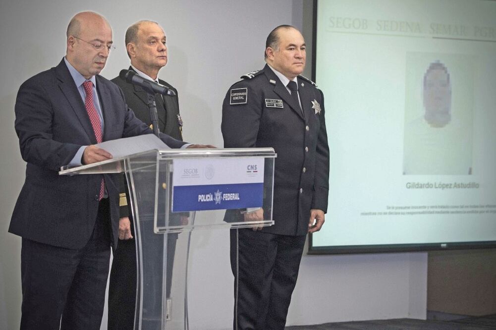 El titular de la CNS, Renato Sales, informó de la captura de Gildardo López Astudillo, con el que suman 111 detenidos por la desaparición de normalistas (ALEJANDRO ACOSTA. EL UNIVERSAL)