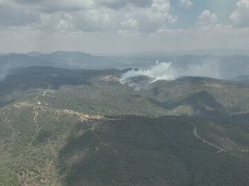 Se registra nuevo incendio forestal en Oaxaca; lleva activo dos días