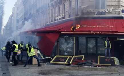 Saquean y queman tiendas de lujo en París