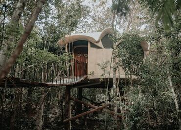 Ikalar Tulum: casas del árbol en la selva maya