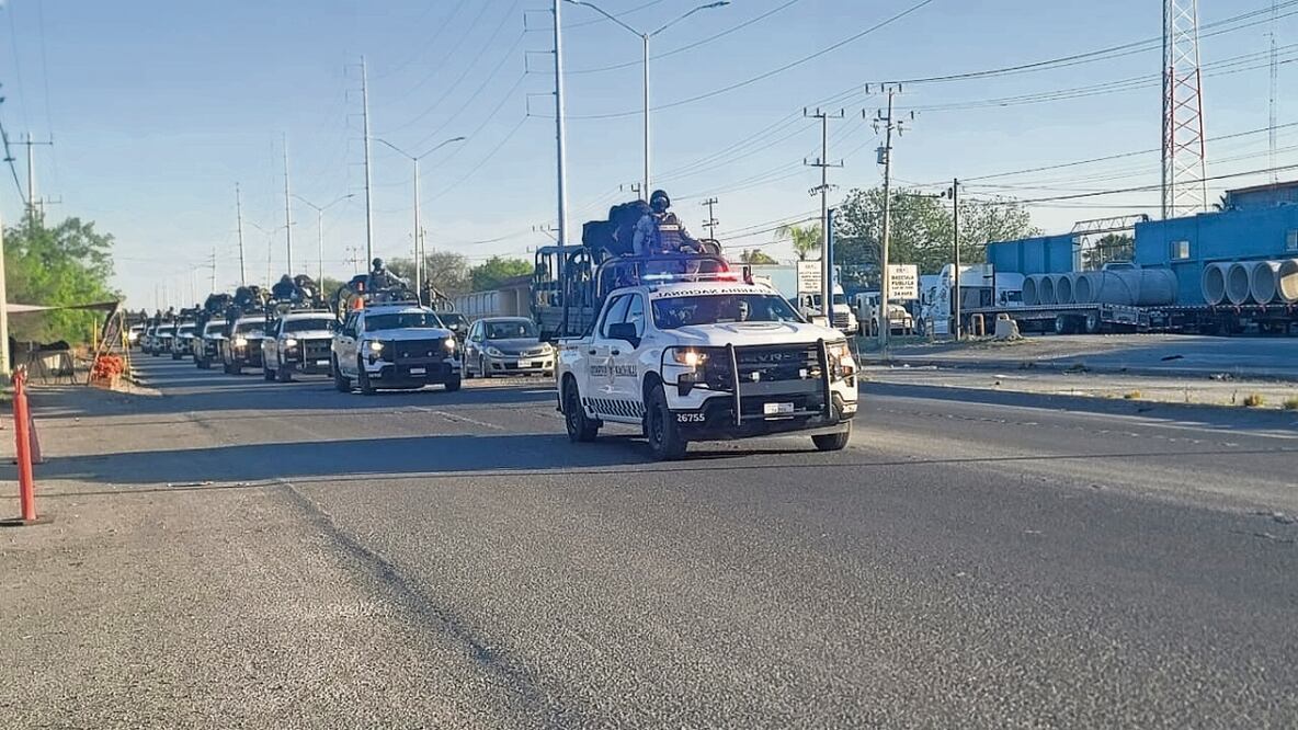 Tras los hechos, la Guardia Nacional realiza operativos en la zona metropolitana de Monterrey. Foto: Especial