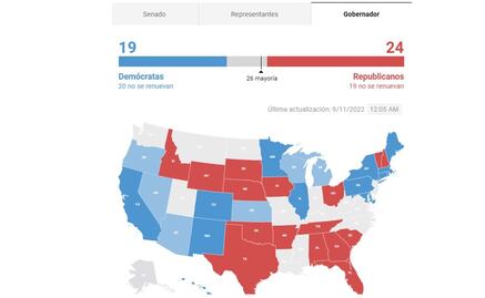 Elecciones Estados Unidos: mira aquí el mapa de cómo van los resultados de la batalla entre Biden y Trump