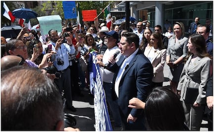 Con manifestación, impiden en Chihuahua discusión de Reforma Judicial en el Congreso estatal