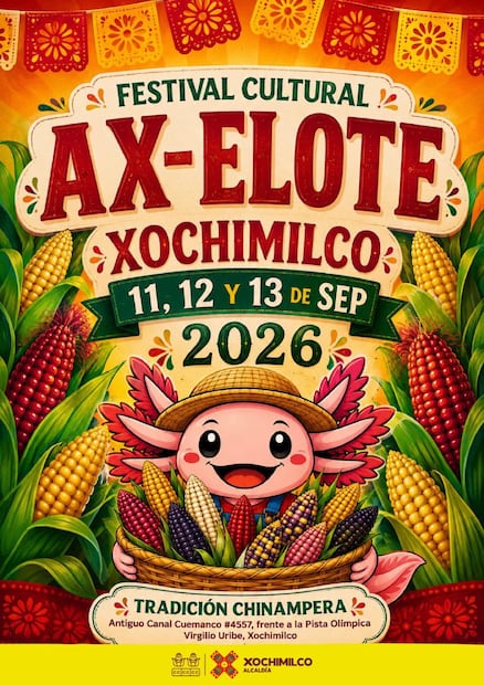 Festival Cultural Ax-Elote 2026. Foto: Facebook Alcaldía de Xochimilco