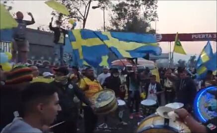 El impresionante apoyo al América Femenil previo a la semifinal en el Estadio Azteca