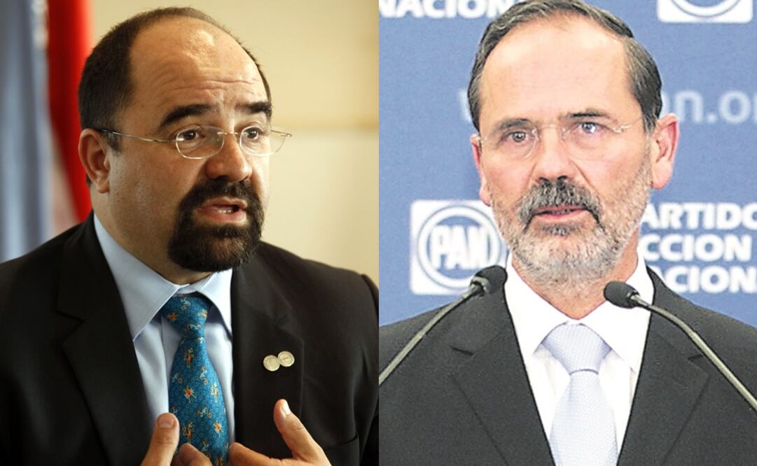 Emilio Álvarez Icaza y Gustavo Madero. Foto: Especial