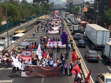 Arriban campesinos a la Secretaría de Hacienda