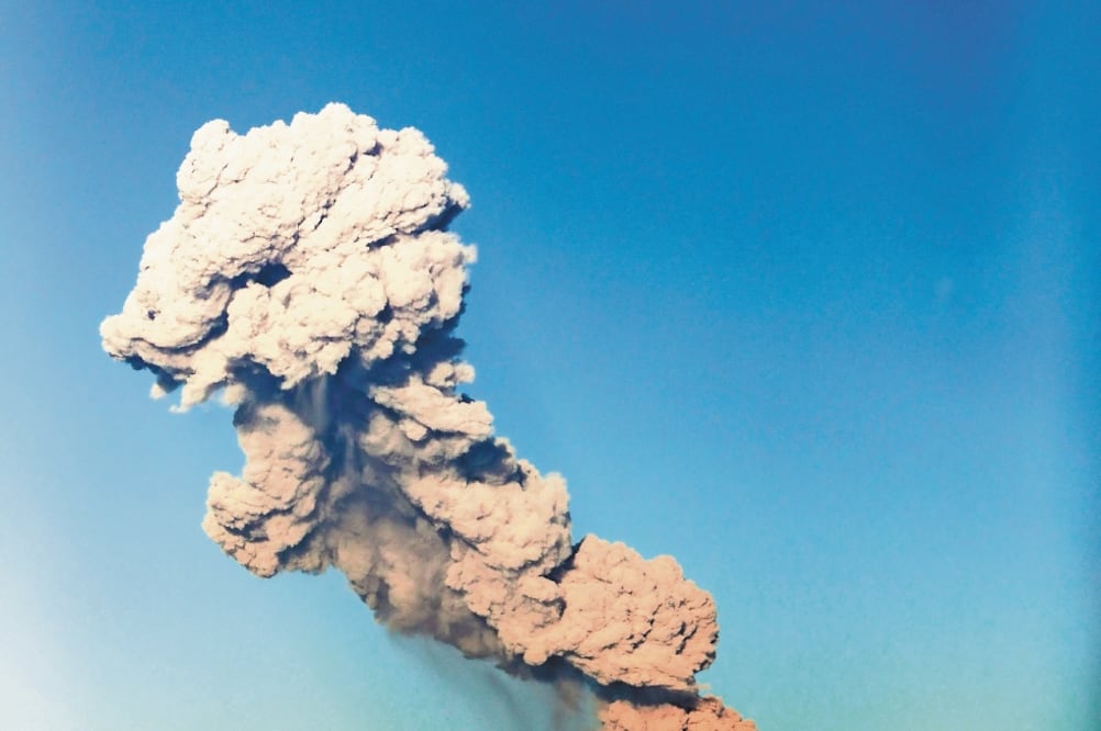 Don Goyo. El software desarrollado en el IPN determinó dos patrones principales en el movimiento de las cenizas del volcán. / ARCHIVO EL UNIVERSAL