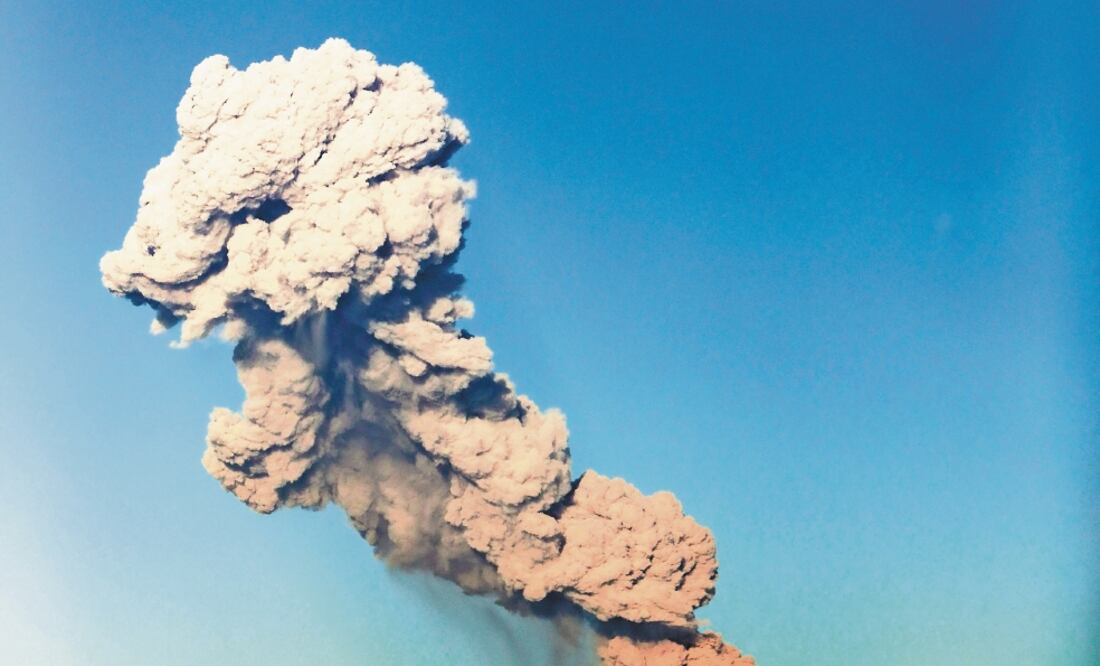 Don Goyo. El software desarrollado en el IPN determinó dos patrones principales en el movimiento de las cenizas del volcán. / ARCHIVO EL UNIVERSAL