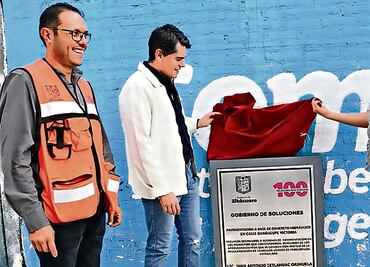 Pide alcalde fondos para obras que ya fueron inauguradas