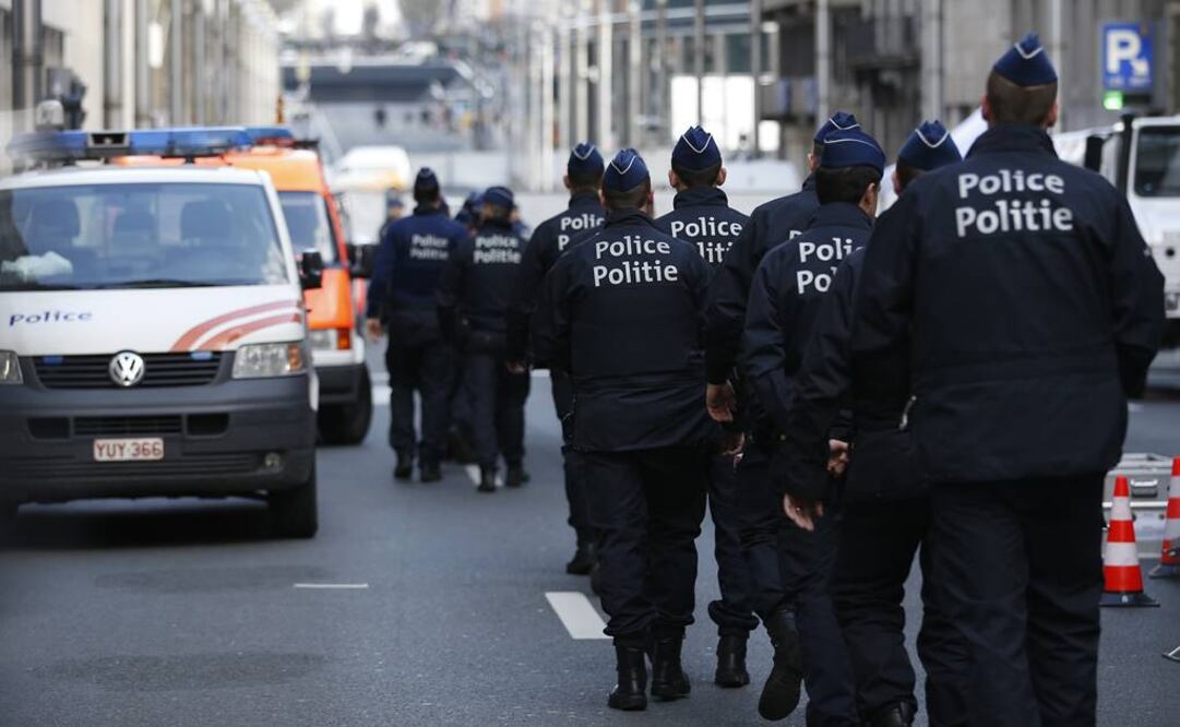 Operativo policial en Bélgica. Fotografía de Xinhua