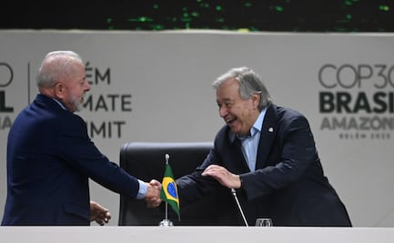 Lula y Guterres presionan para lograr un acuerdo climático en la COP30