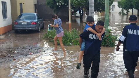 Lluvias dejan 3 muertos y 3 desaparecidas en Sinaloa